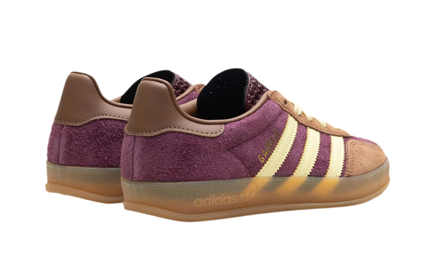 Adidas Gazelle Indoor Maroon Almost Yellow, Preloved Brown - UNISOLE