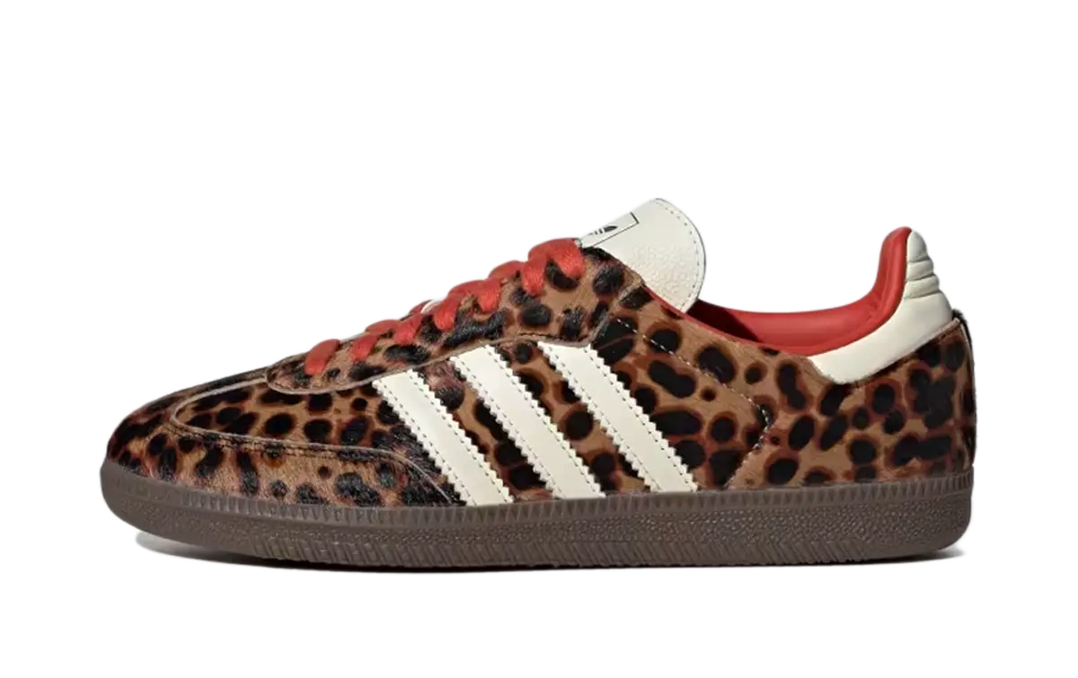 Adidas Samba Leopard Preloved Rot - UNISOLE