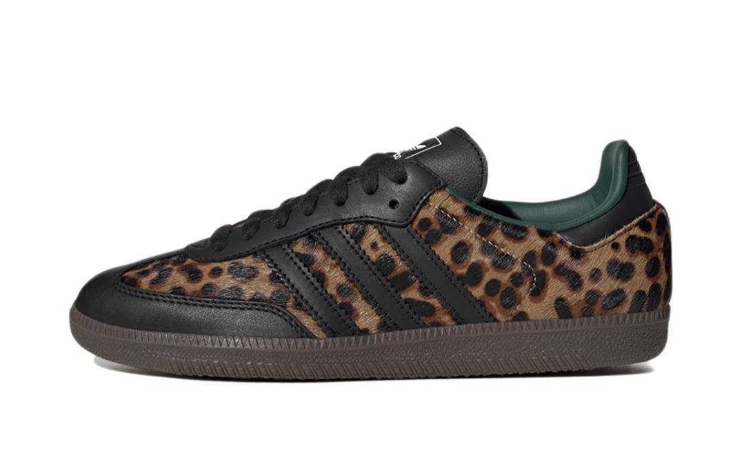 Adidas Samba Leopard Schwarz Grün - UNISOLE