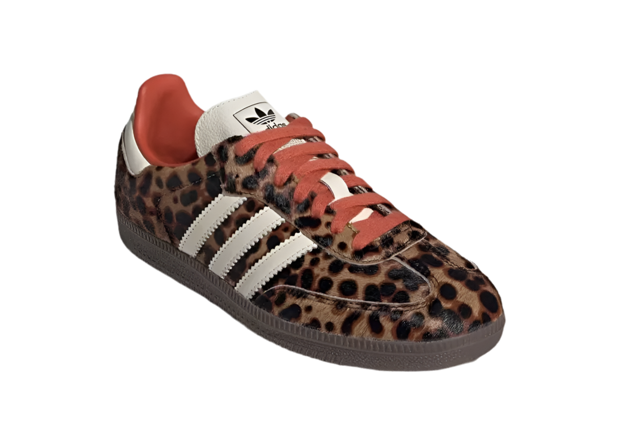 Adidas Samba Leopard Preloved Rot - UNISOLE