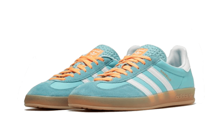 Adidas Gazelle Indoor Preloved Blue White Gum - UNISOLE