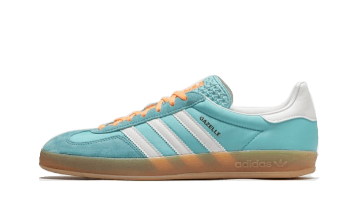 Adidas Gazelle Indoor Preloved Blue White Gum - UNISOLE