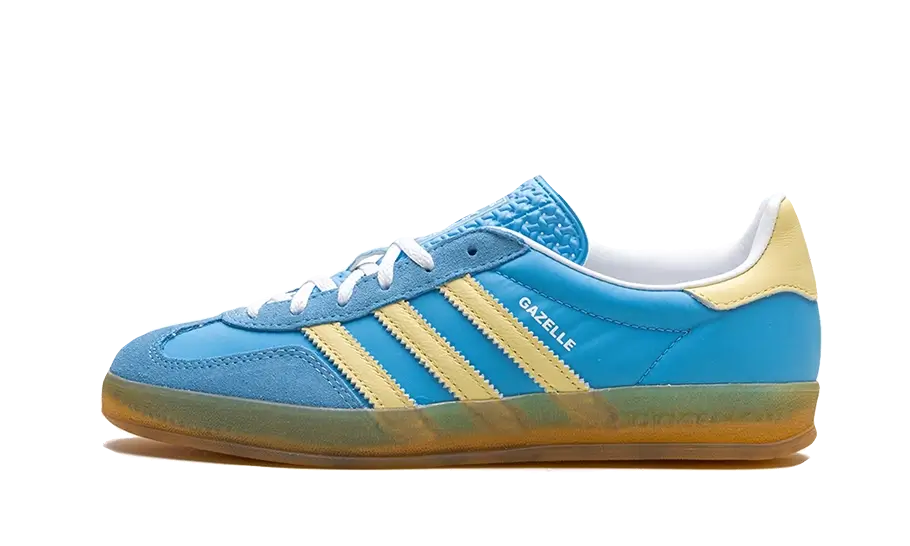 Adidas Gazelle Indoor Semi Blue Burst Almost Yellow - UNISOLE