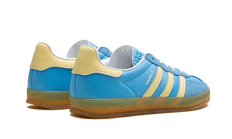 Adidas Gazelle Indoor Semi Blue Burst Almost Yellow - UNISOLE