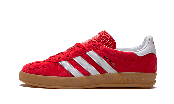 Adidas Gazelle Indoor Scarlet Cloud White - UNISOLE
