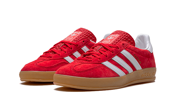 Adidas Gazelle Indoor Scarlet Cloud White - UNISOLE
