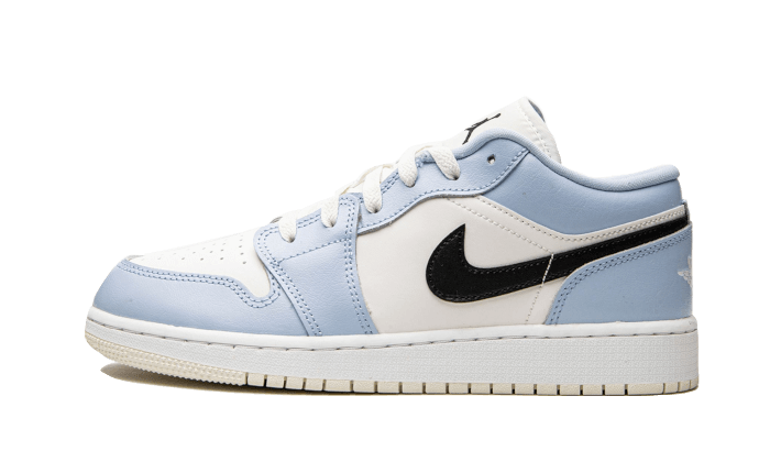Air Jordan 1 Low Ice Blue Black - UNISOLE