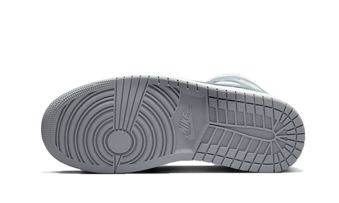 Air Jordan 1 Mid Stealth Grey Sail - UNISOLE
