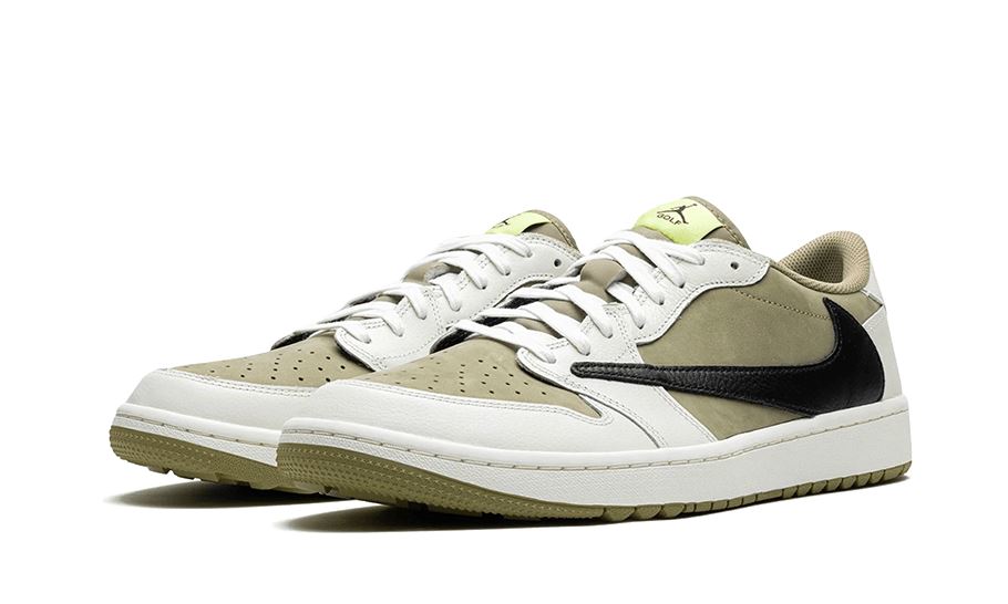 Air Jordan 1 Retro Low Golf Travis Scott Neutral Olive - UNISOLE