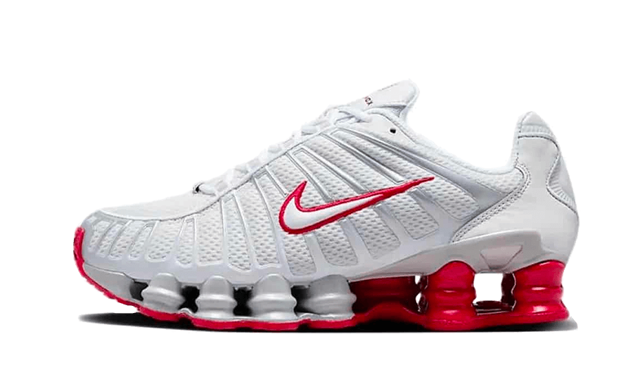 Nike Shox TL Platinum Tint Gym Red - UNISOLE