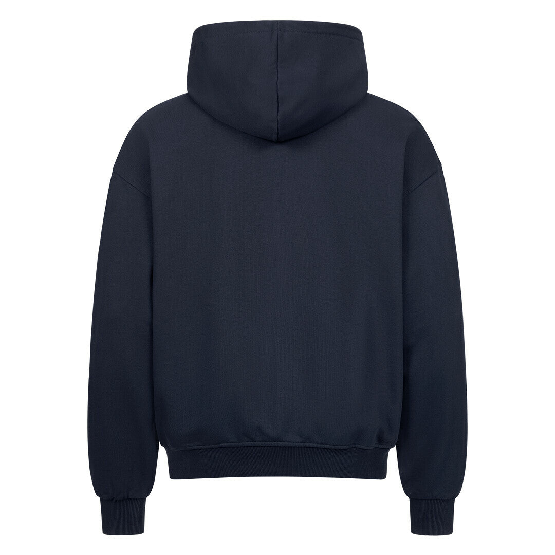 Oversized Basic Zipper Hoodie - UNISOLE