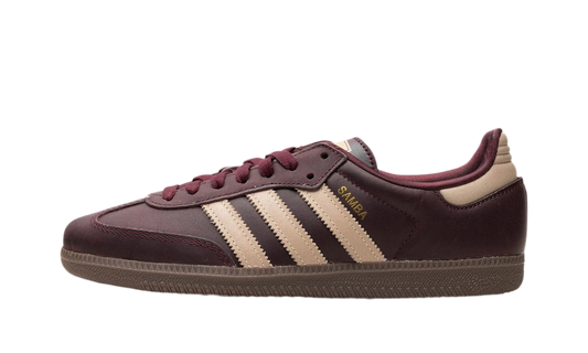 Adidas Samba Bordeaux Maroon Gold - UNISOLE