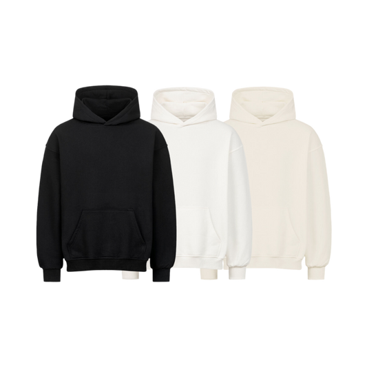 Oversized Basic Hoodie - UNISOLE