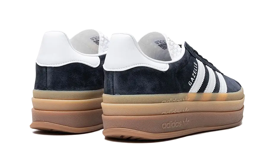 Adidas Gazelle Bold Core Black Cloud White - UNISOLE