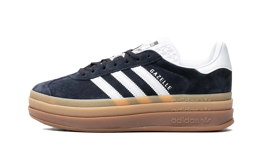 Adidas Gazelle Bold Core Black Cloud White - UNISOLE