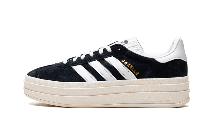 Adidas Gazelle Bold Core Black White - UNISOLE