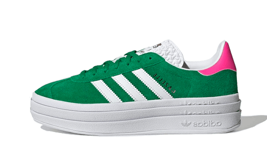 Adidas Gazelle Bold Green Lucid Pink - UNISOLE