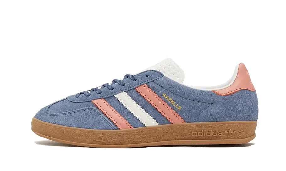 Adidas Gazelle Indoor Blue Blink Wonder Clay - UNISOLE