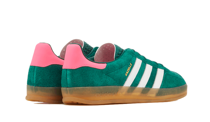 Adidas Gazelle Indoor Collegiate Green Lucid Pink - UNISOLE