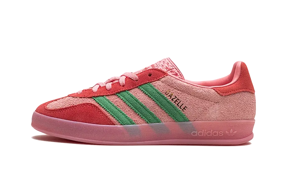 Adidas Gazelle Indoor Semi Pink Spark Preloved Scarlet - UNISOLE