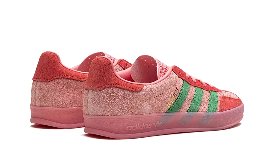 Adidas Gazelle Indoor Semi Pink Spark Preloved Scarlet - UNISOLE