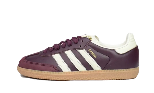 Adidas Samba OG Maroon Gold Metallic - UNISOLE