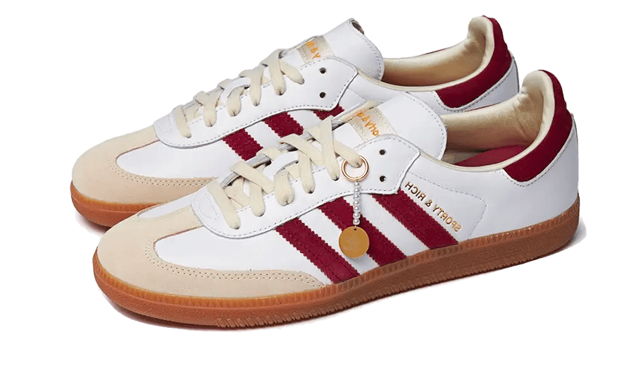 Adidas Samba OG Sporty & Rich White Core Burgundy - UNISOLE