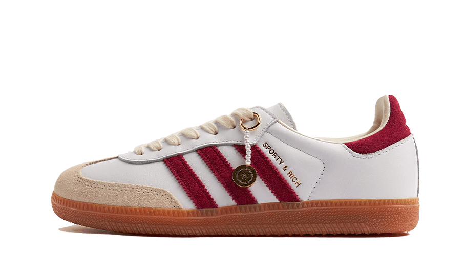 Adidas Samba OG Sporty & Rich White Core Burgundy - UNISOLE