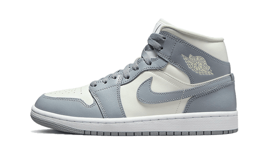 Air Jordan 1 Mid Stealth Grey Sail - UNISOLE