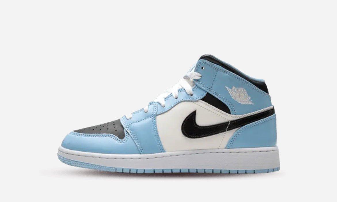 Jordan 1 Mid Ice Blue (GS) - UNISOLE